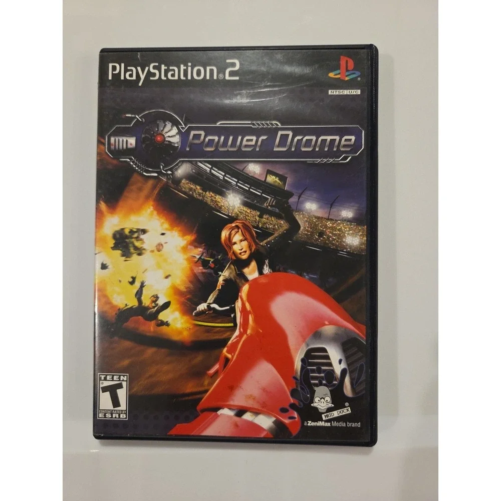 Power Drome‎ (Sony Playstation 2, PS2 2004) Complete W/ Manual And Tested